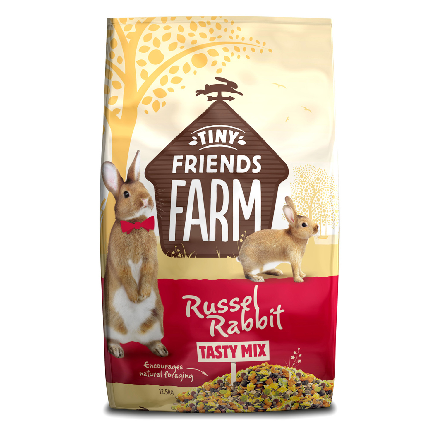 Tiny Friends Farm Russel Rabbit Tasty Mix Pet Food 12.5kg