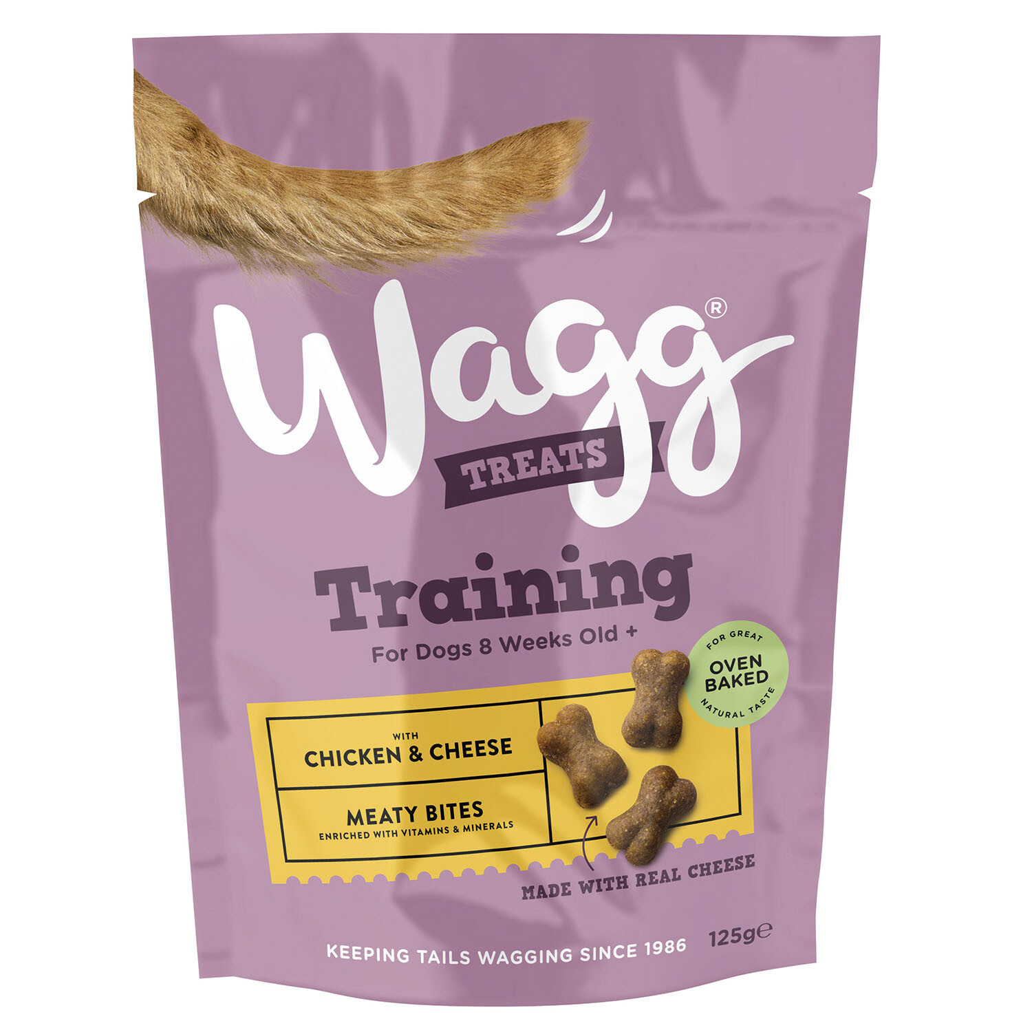 Wagg Training Chicken and Cheese Dog Treats 125g