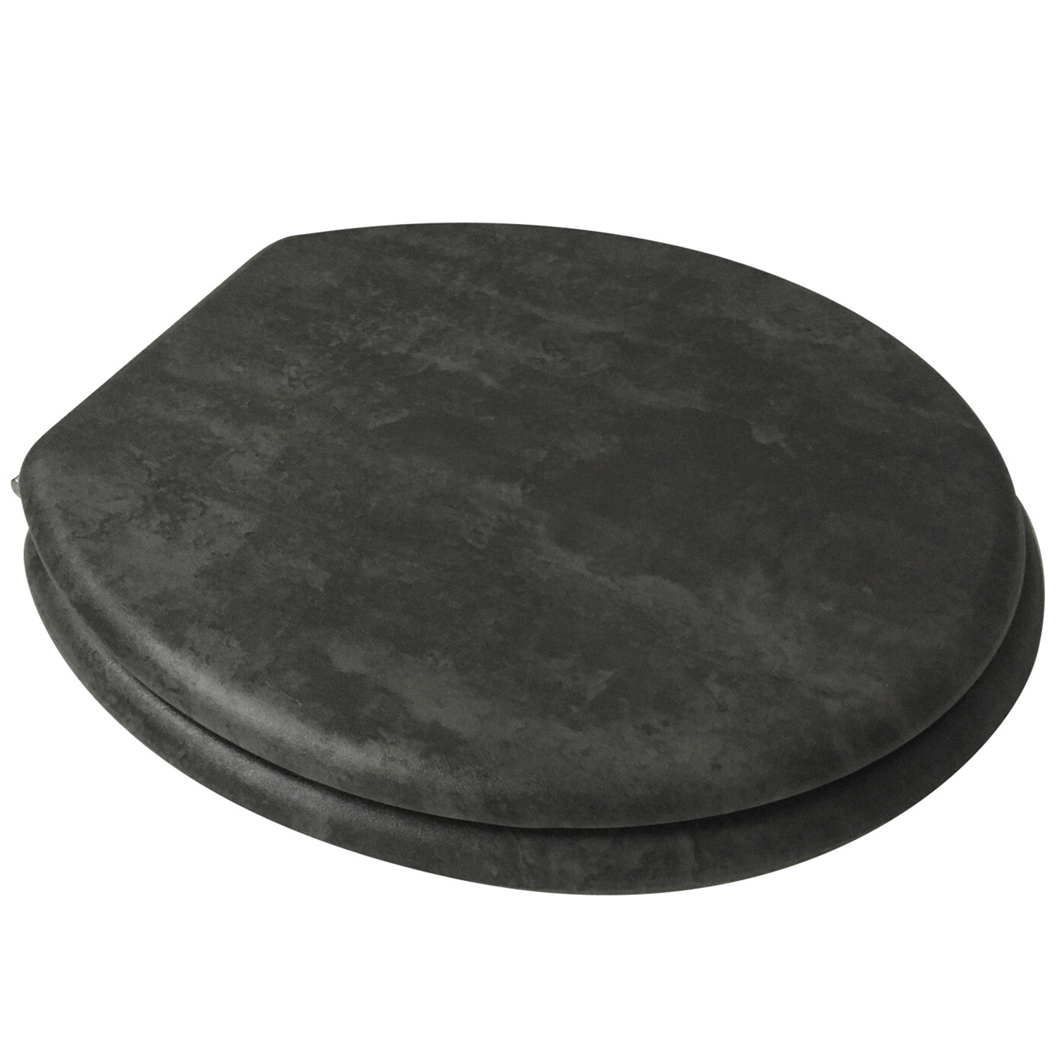 Grey Marble Effect Toilet Seat