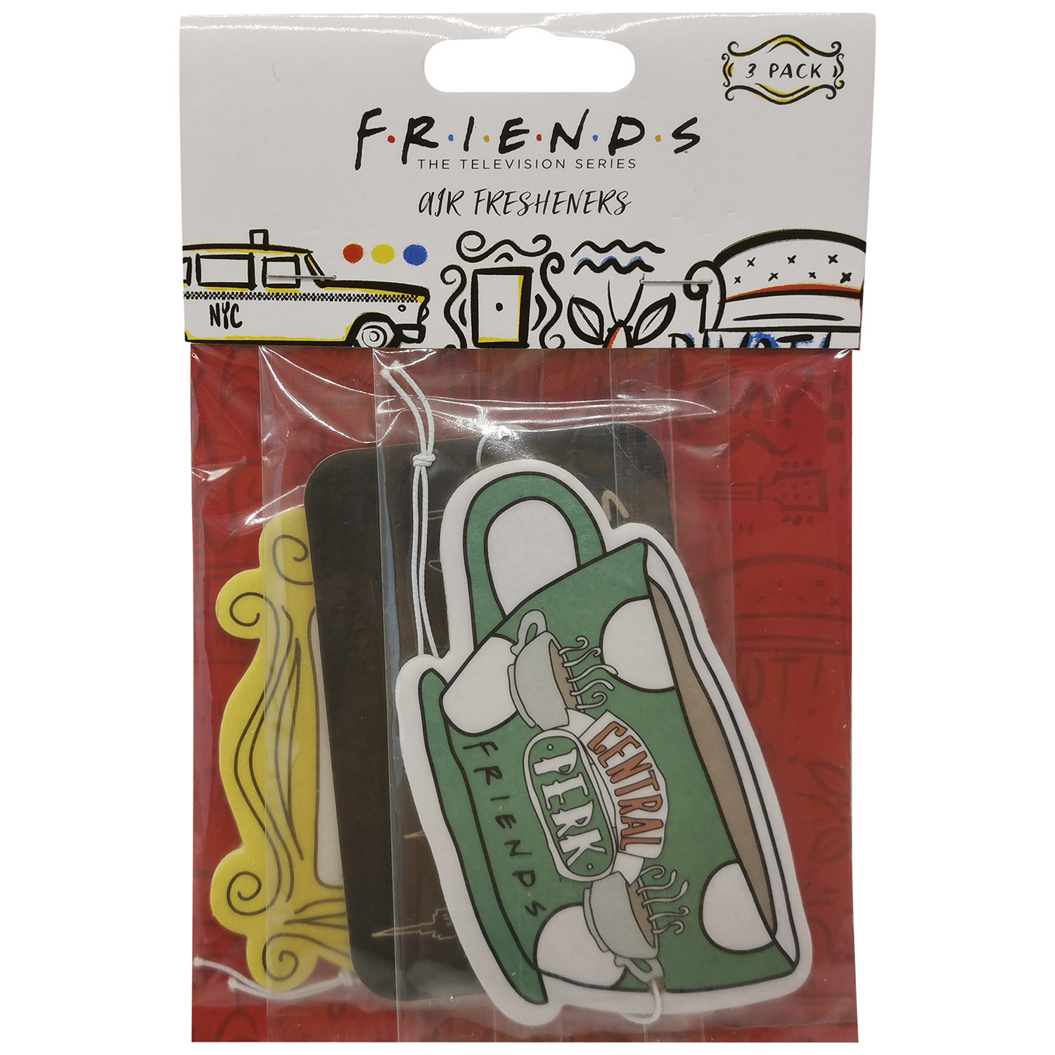 Friends Car Air Freshener 3 Pack