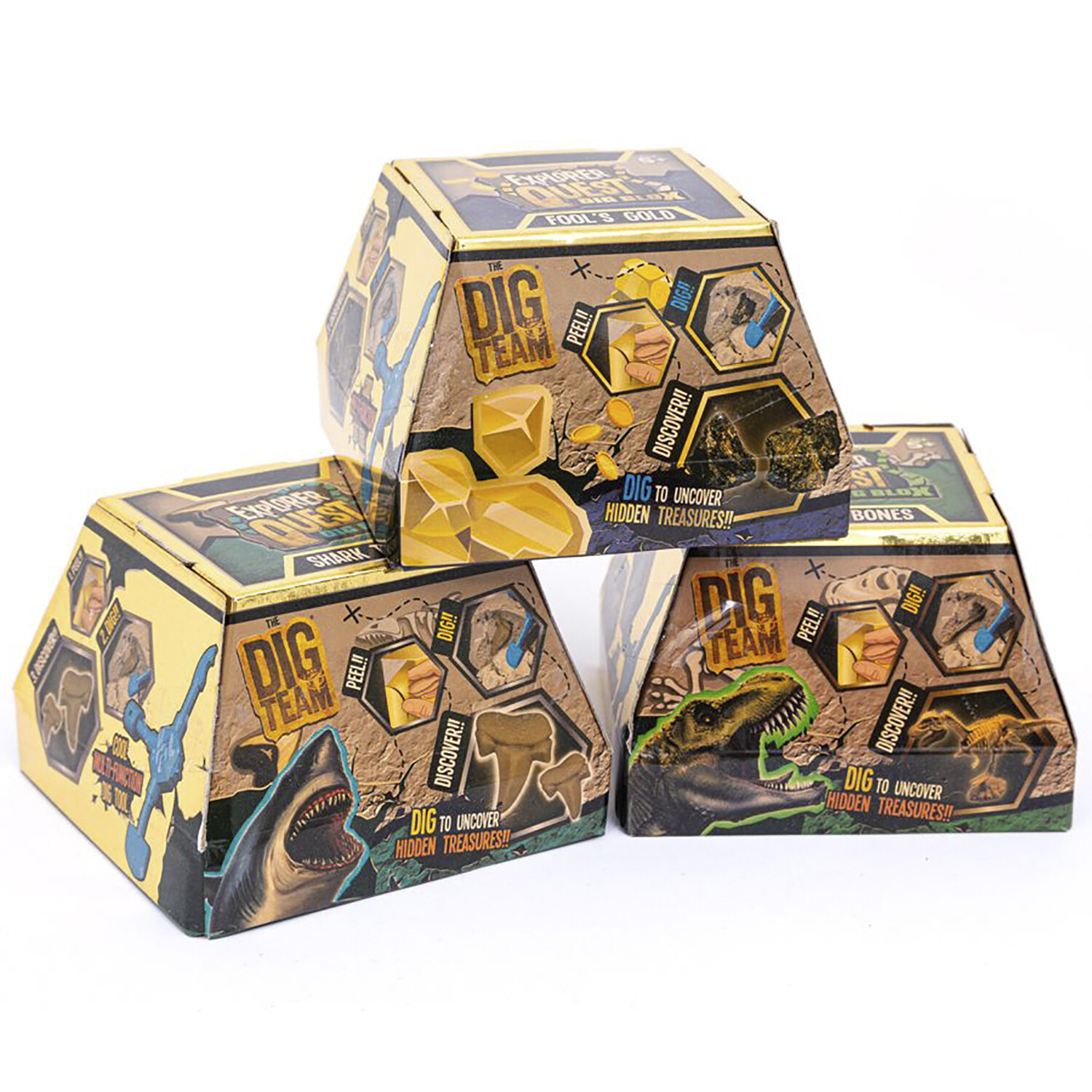 Single The Dig Team Treasure Quest Dig Blox in Assorted styles