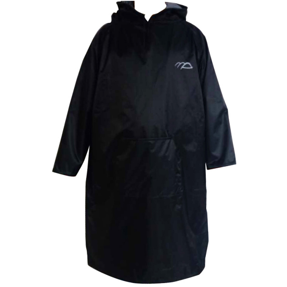 Active Sport Black Waterproof Robe with Fleece Lining