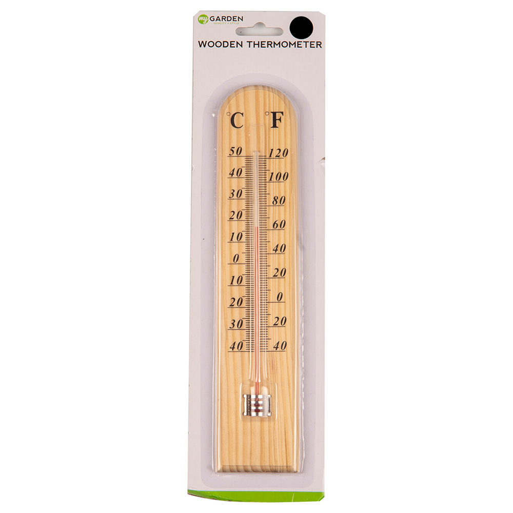 My Garden Wooden Thermometer