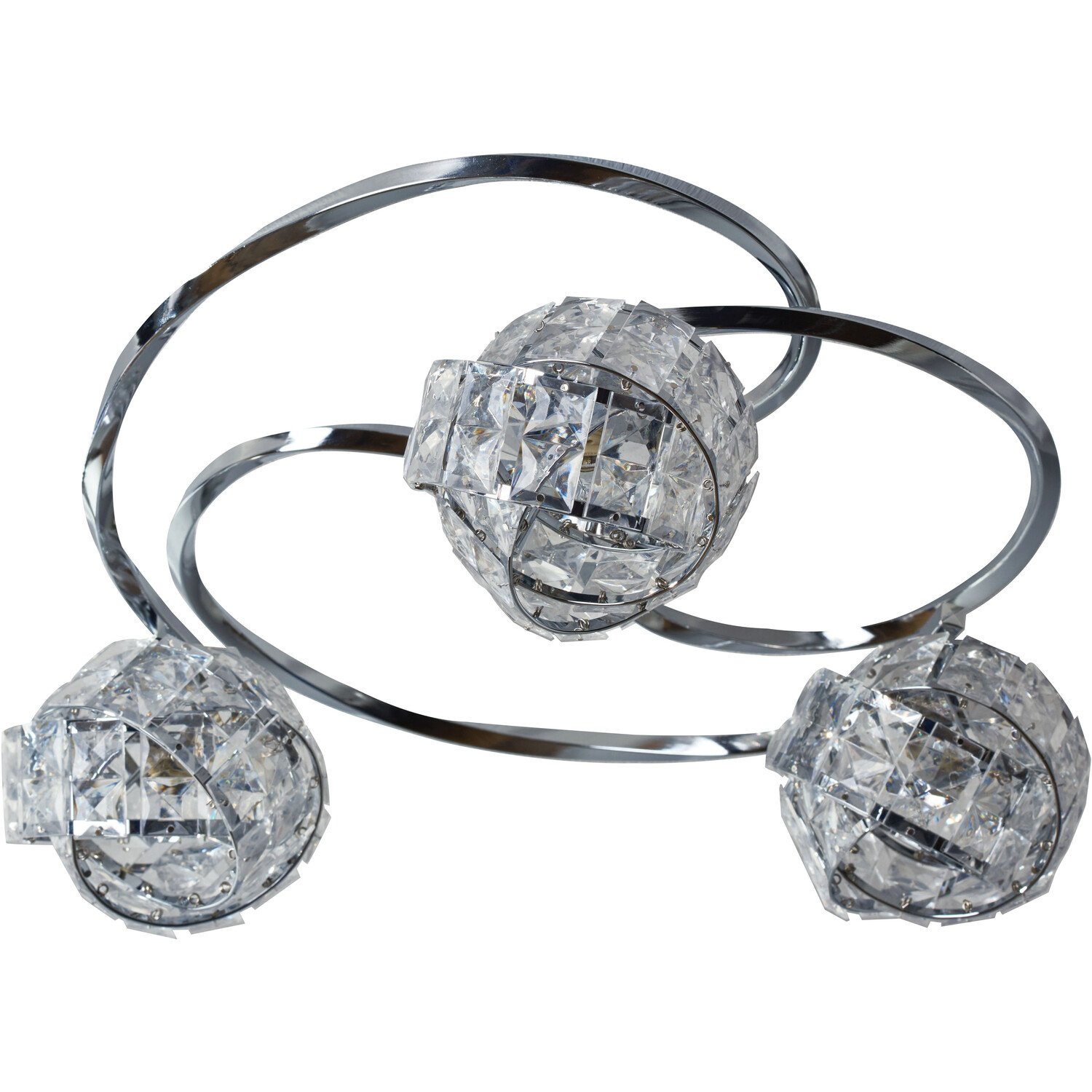 Jewel Twisted 3 Light Ceiling Fitting