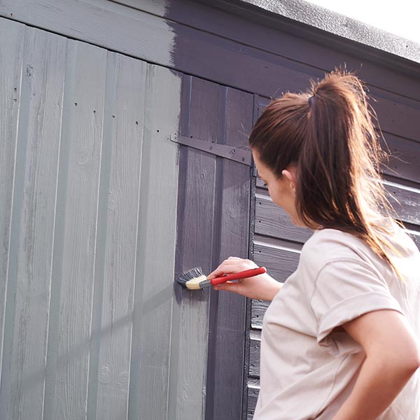 Painting shed